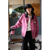 Unisex Jacket Washed Overalls Detroit Jacket Retro Lapels Coat